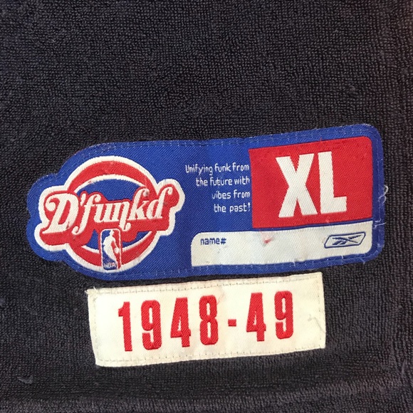 NBA Throwback Allen Iverson Nats/ 76ers Jersey - Picture 2 of 6